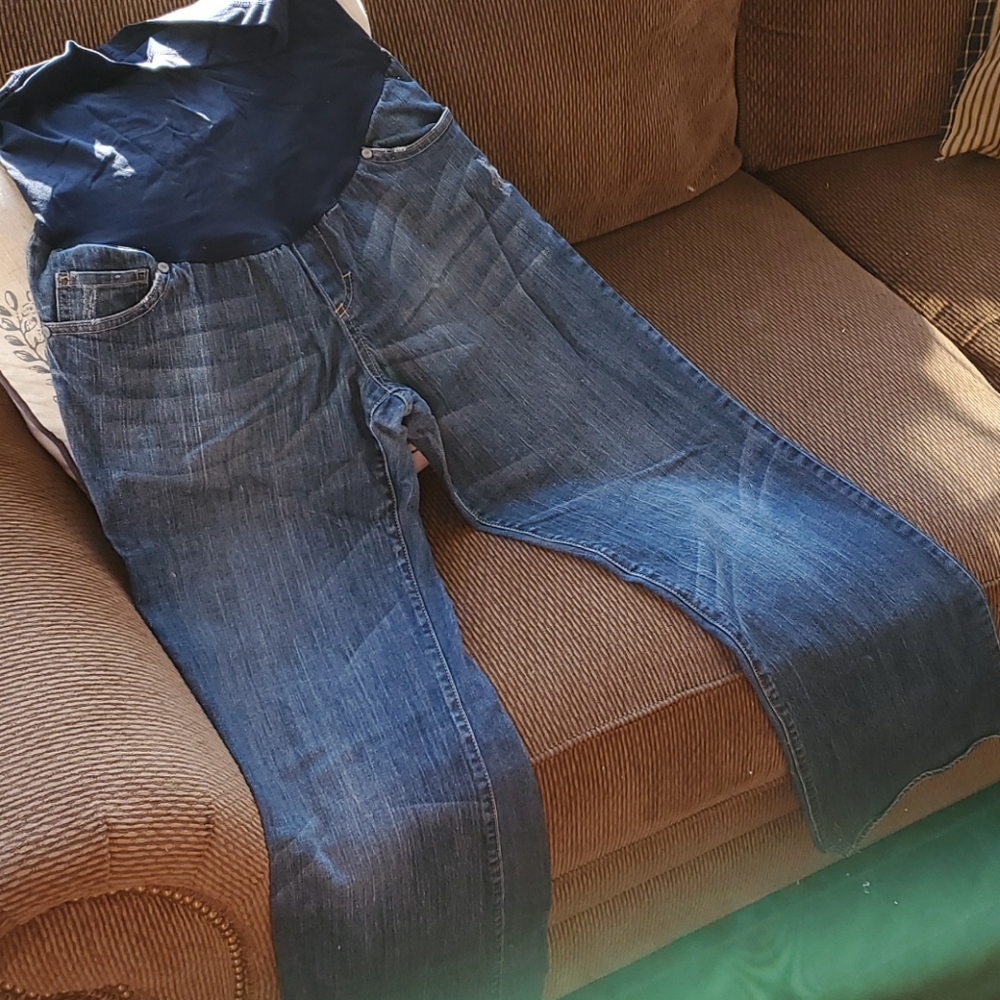 Maternity Flare Wide Jeans